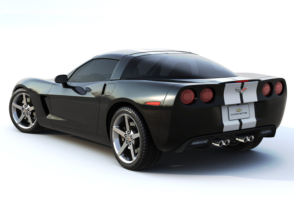 3.5x53d 2005 chevrolet corvette black01